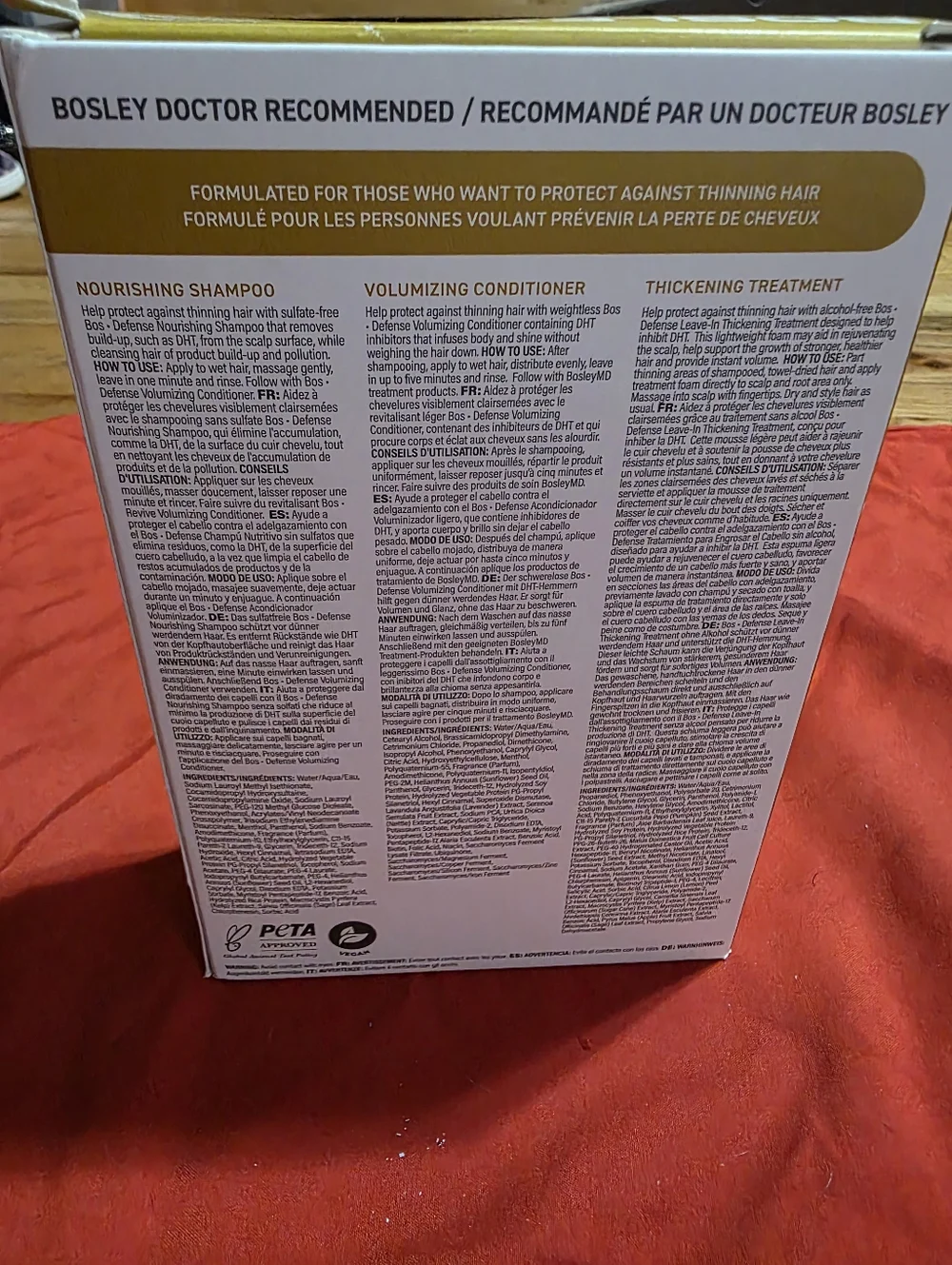 Bosley MD Bos Defense Kit – Safe For Colored Hair! - Picture 3 of 3